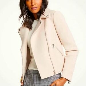 Ann Taylor Blush Moto Jacket